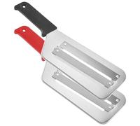Hperu Cabbage Shredder 2 PCS Stainless Steel Blade Cabbage Slicer Double-layer Cabbage Shredded for Vegetable and Fruit Black & Red Cabbage Slicer Shredder