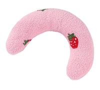 Hperu Dog Calming Pillow, U-Shaped Soft Cat and Dog Neck Pillow for Indoor Pets, Washable Cute Plush Calming to Improve Sleep, Comfortable Pet Supplies