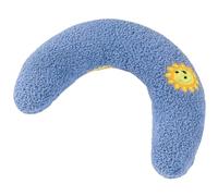 Hperu Dog Calming Pillow, U-Shaped Soft Cat and Dog Neck Pillow for Indoor Pets, Washable Cute Plush Calming to Improve Sleep, Blue Pet Supplies