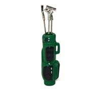 Hperu Doll House Golf Clubs Miniature Outdoor Accessory Golf Bag Clubs Bucket Miniature Model Green Sports Equipment - Mini