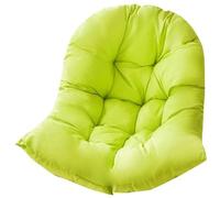 Hperu Egg Chair Cushion Replacement, Outdoor Swing Chair Cushion Soft Thicken Hanging For Home Patio (Green, 47x31.5)