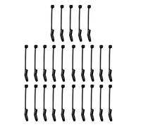 Hperu Fishing D Rig Aligners Anti Sleeves Up Terminal Tackle Hooks Kit L 25PCS carp barb hook