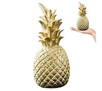 Hperu Pineapple, Gold Pineapple Decor with Realistic Resin Fruit Design - Tropical House Ornament for Tabletop and Office Decoration