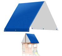 Hperu Playset Canopy Replacement, 52x90 Inch Oxford Cloth Playground Canopy, Waterproof Sunproof Dustproof Swing Set Replacement Tarp, Playhouse Cover for Outdoor, Royal Blue
