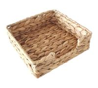 Hperu Scalloped Tray, Rattan Tray, Bathroom Tray, Wicker Trays, Wicker Basket, Wicker Storage Basket, Woven Basket