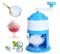 Hperu Snow Cone Machine,Shaved Ice Machine Manual Ice Shaver DIY Crushed Ice Maker Portable Snow Cone Machine with Hand Crank for Party Making Snowcones Ice Cream and Slushy