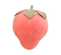Hperu Strawberry Plush Pillow, 40cm Strawberry Shaped Plush Pillow, Soft Fruit Stuffed Toy for Home Decor and Kids