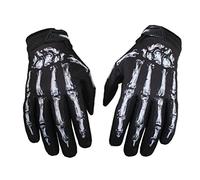 Hperu Touchscreen Motorcycle Gloves, Non-Slip Skeleton Bike Gloves Riding Mittens for Men & Women (Size: L, 1 Pair) - Bike