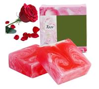 Hperu Yoni Soap 2Pcs Yoni Bar Soap for Women Balance 100g Feminine Wash Rose Natural Moisturizing Yoni Soap Bar Eliminates Odor Yoni Bar