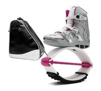 HPFHSJ Jumping Shoes Anti-Gravity Running Boots Jumping Shoes ，Detachable Cleaning Socks，with Storage Backpack，for Exercise And Fun(Large)