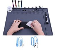 HPFIX Super Large ESD Safe Mat - 17.7" x 13.6" with Wrist Strap and Grounding Cord