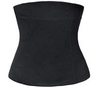 Hpfulseazn Women Postpartum Belly Band Wrap, Waist Trainer Body Shaper Cincher C-section Recovery Belt Binder Slimming Shapewear(Black/Small)