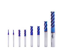 HPGHZNYNMK Carbide End Mills Machine Cutter Tools Metal Steel Key Face Square Router Bit Milling Tapered Reamer(8X30X8X75)