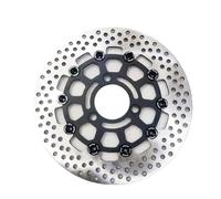 HPGHZNYNMK Universal RPM NCY Motorcycle Brake Disc 245mm 260mm Adapter Bracket Fit for Yamaha BWS RSZ Dio Jog Force Cygn Aerox Force Motorcycle Brake Discs(Black)