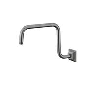 HPGHZNYNMK Wall Mounted Shower Arm Extension Head Holder Stainless Stee for Elbow Bathroom Accessories Adjustable Height Holder Extension Shower Arm Accessories(Brushed Nicke)