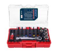 HPHOPE 39-Piece Screwdriver Bit and Ratchet Set - PH, PZ, Hex, SL, TT, Torx Bits - Accessories for Cordless Screwdrivers, Drills Drivers and Screwdrivers