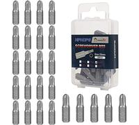 HPHOPE PH3 Bit x 25mm Length Screwdriver Bits, 1/4 Inch Standard Hex Fitting, 25 Bits per Box