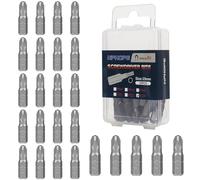 HPHOPE PZ3 Bit x 25mm Length Screwdriver Bits, 1/4 Inch Standard Hex Fitting, 25 Bits per Box