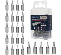 HPHOPE T10 Bits, T10 Torx Bit x 25 Pcs, 1/4" Hex Shank Screwdriver Bits Sets, 25 Bits per Box