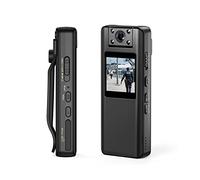 HPHPH Action Camera, A22 Small Body Worn Camera HD 1080P Camcorder Recording Infrared LCD Screen DVR DV Audio Video Record Support 128GB TF Card,Outdoor, Sports, Video(With 128GB TF Card)