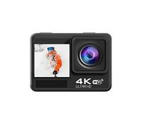 HPHPH Action Camera, Action Camera 4K 60FPS Cameras 24MP 2.0 Touch LCD 4X EIS Dual Screen Waterproof Remote Control Webcam Sport Video Recorder,Outdoor, Sports, Video(Option 6,Dual Screen S9 Pro)