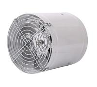 HPHPH Extractor Fan, Powerful Fume Exhaust Fan Super Low Noise Ventilation Fan Two-way Ventilation Quickly Absorbs Oil Smoke 6/10 Inch With Adapter(White 10 inches)