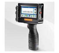 HPHPH Handheld Inkjet Printer, 12.7mm Smart Handheld Inkjet Printer, Mobile Portable Small, For Barcode QR Code Label Logo Printing,for Date Barcode Batch Number Logo QR Code(Printer black ink)