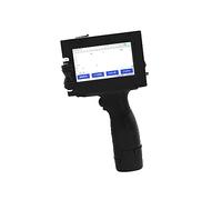 HPHPH Handheld Inkjet Printer, 12.7mm Smart Handheld Printer For Cap Label Packaging Small Inkjet Printer Portable,for Date Barcode Batch Number Logo QR Code(Printer- 1 ink)