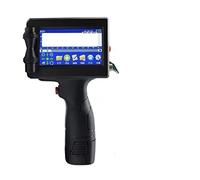 HPHPH Handheld Inkjet Printer, 25 Languages 12.7mm Variable Bar Batch Code Number Logo Expiry Date Label Mask Hand Jet Handheld Thermal Inkjet Printer,for Date Barcode Batch Number Logo QR Code