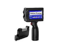 HPHPH Handheld Inkjet Printer, Label Printer Handheld Inkjet Printer For Batch Barcodes Digital Identification Portable Printer 12.7mm,for Date Barcode Batch Number Logo QR Code(With 2 Cartridges-B)
