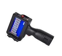 HPHPH Handheld Inkjet Printer, Multi-language System Handheld Inkjet Printer Small Portable Coder Production Date Logo Touch Screen Smart Inkjet Printer,for Date Barcode Batch Number Logo QR Code(A)