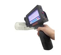 HPHPH Handheld Inkjet Printer, Smart Handheld Inkjet Printer For Serial Number Batch Barcode QR Code, 12.7mm Portable Thermal Printer,for Date Barcode Batch Number Logo QR Code(With 1 black ink)