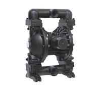 HPHPH PP Plastic Pumps Air Operated Double Diaphragm Pump For Chemical Chocolate Honey(MK80 Stainless steel)