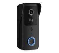 HPHPH Video Doorbell Camera, 1080P Video Doorbell 5G Dual Outdoor Door Bell Waterproof IP54 Battery Intercom Smart Home Wireless Door Phone Camera,Smart Home Devices(Nero)