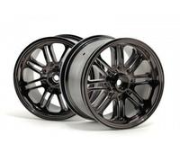 Hpi 8 Spoke Wheel Black Chrome (83X56mm/2Pcs)
