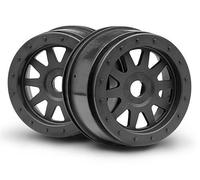 Hpi Tr-10 Glue-Lock Wheel Gunmetal (120X60mm/2Pcs)
