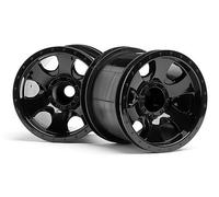 Hpi Warlock Wheel Black (2.2In/2Pcs)