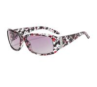 HPIRME Big Frame Polarized Sunglasses Women for Men Luxury Vintage Punk Sport Uv400(Graffiti Gray)