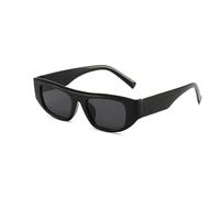 HPIRME Big Thick Frame Female Anti-ultraviolet Glasses(black)