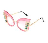 HPIRME Cat Eye Fashion Sunglasses for Women Drill Heavy Process Formal Occasion Ladies Uv400