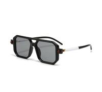 HPIRME Double Bridges Sunglasses Women Fashion Gradient Shades Uv400 Retro Polygon Men