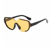 HPIRME Double Color Frame Rimless Sunglasses Women Men Punk Shades Luxury Uv400 One Peice(3)