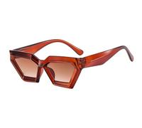 HPIRME Fashion Cat Eye Frame Women Sunglasses Triangular Frame Men Outdoor Shade Uv400