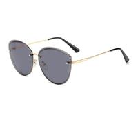 HPIRME Fashion Cat Eyes Glasses Women Metal Female Uv400 Vintage Ladies Oversized(E)
