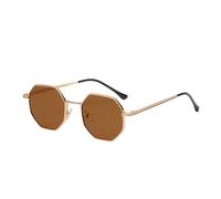 HPIRME Fashion Oval Glasses Retro Men's Retro Metal Polygon Women's(1)