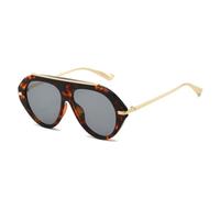 HPIRME Fashion Oversized Sunglasses Women Shades Uv400 Retro Gradient Men(Leopard Black)