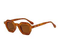 HPIRME Fashion Polygon Small Women Sunglasses Retro Rivets Men Shades Uv400