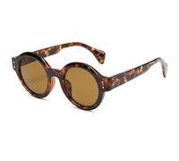 HPIRME Fashion Round Glasses Men Women Retro Vintage Shades Uv400 Style(C2)