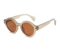 HPIRME Fashion Round Glasses Men Women Retro Vintage Shades Uv400 Style(C6)