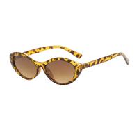 HPIRME Fashion Small Oval Cat Eye Women Sunglasses Luxury Men Driving Shade Uv400